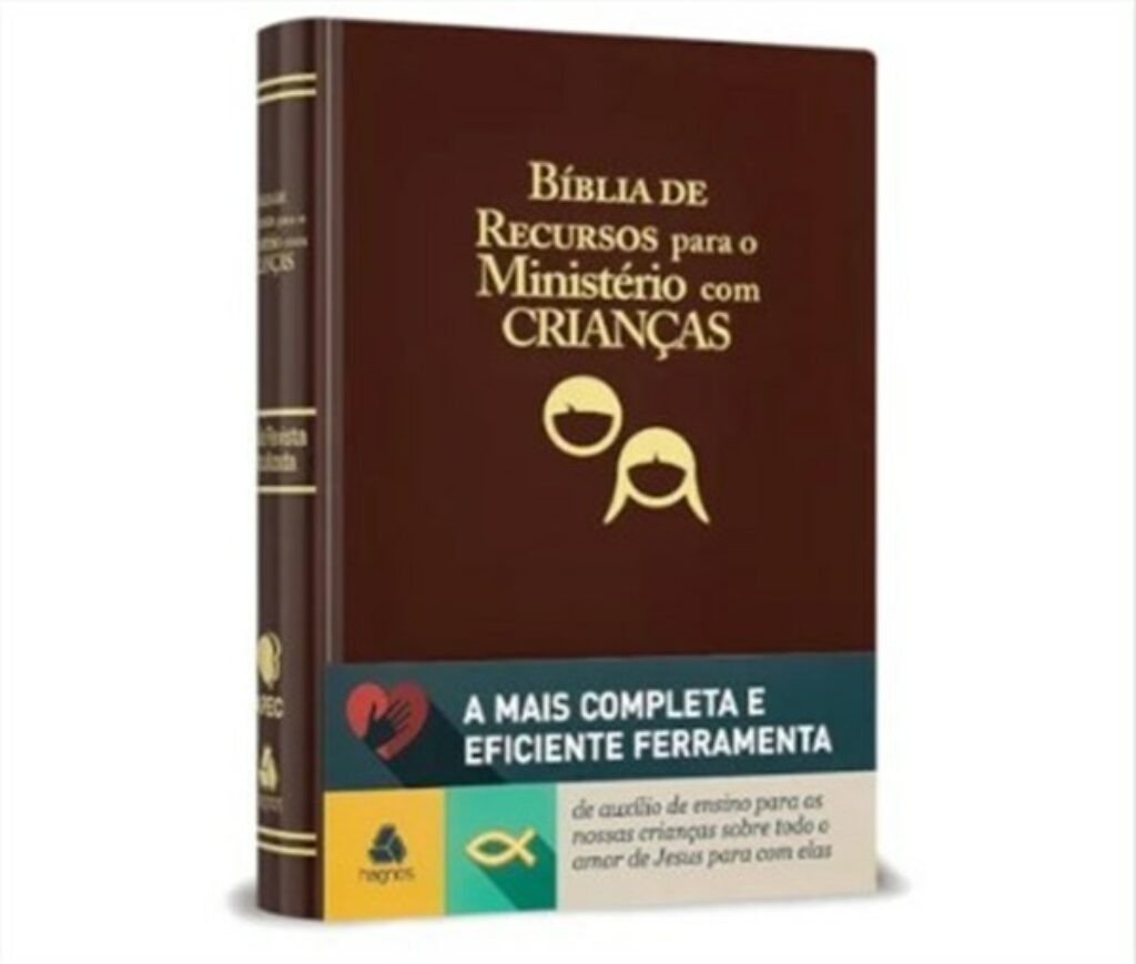 Bíblia de Estudo para o Ministério com Crianças - Capa Marrom