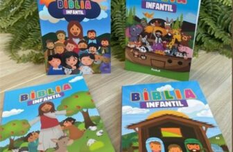 Bíblias Infantis para Estudo Escola Bíblia Dominical
